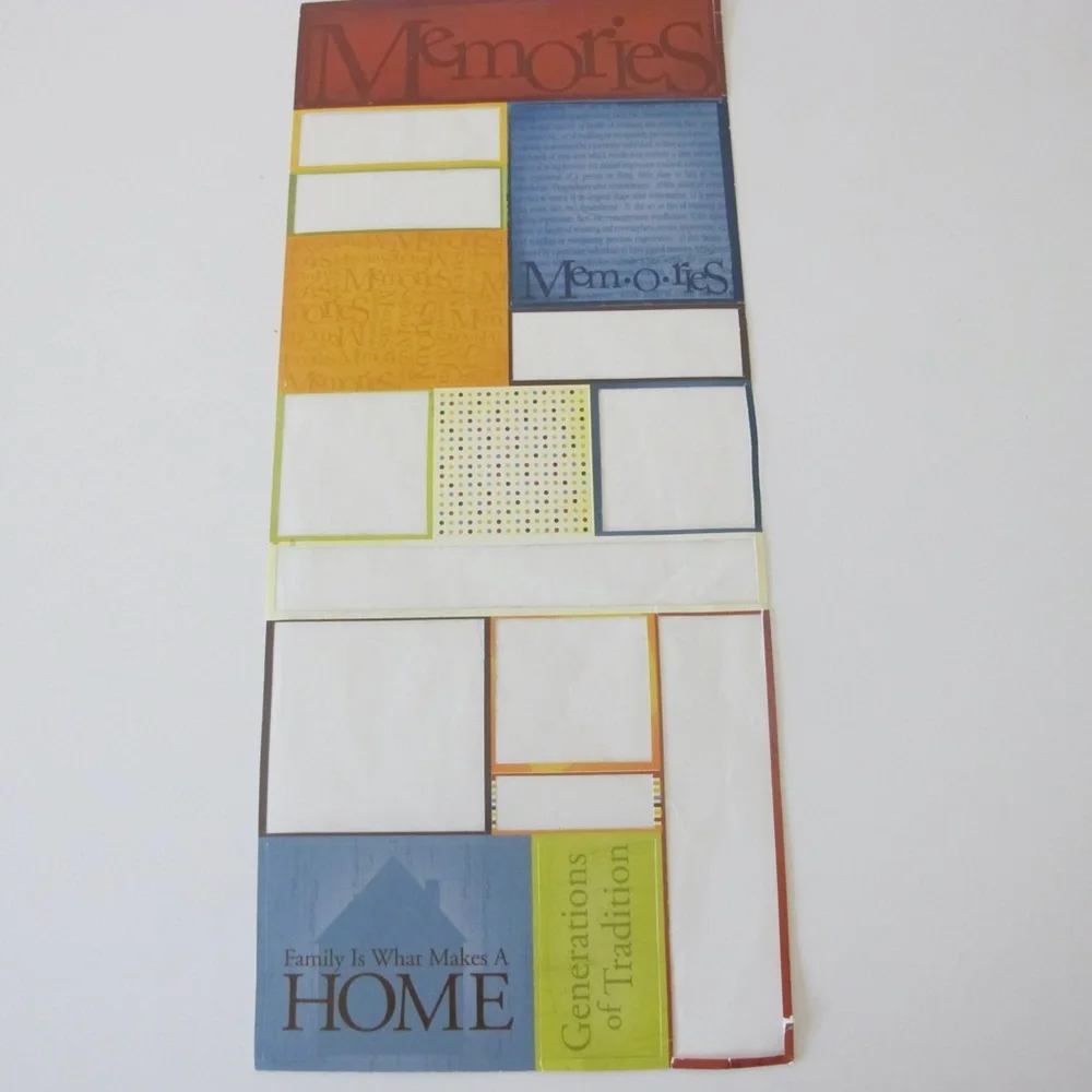 Scrapbooking Sticker Bundle For Paper Crafts Family Home Memories (New & Used)